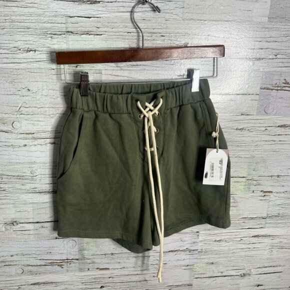 Jackson Rowe Tops - Jackson Rowe Green Shorts Size xs lace up NWT lounge blinka